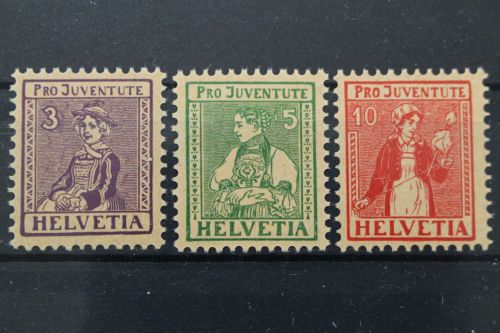 Schweiz, MiNr. 133-135, postfrisch