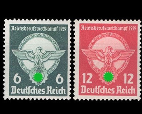 Deutsches Reich, MiNr. 689-690, Falz
