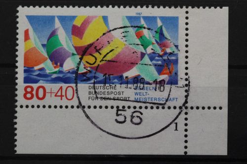 Deutschland (BRD), MiNr. 1310 Ecke rechts unten, FN 1, gestempelt