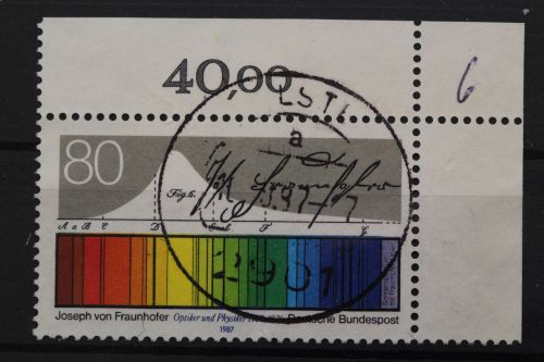 Deutschland (BRD), MiNr. 1313 Ecke rechts oben, gestempelt