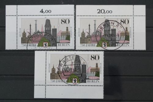 Deutschland (BRD), MiNr. 1306, 3 Ecken, gestempelt