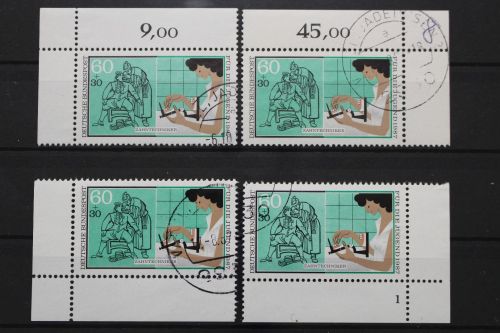 Deutschland (BRD), MiNr. 1316 alle 4 Ecken, FN 1, gestempelt