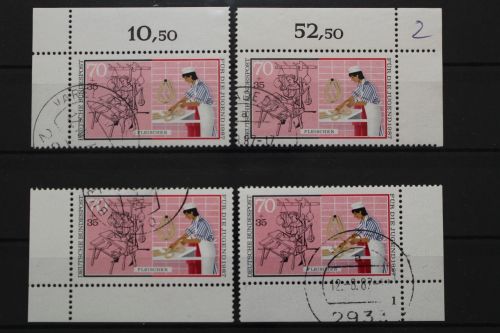 Deutschland (BRD), MiNr. 1317 alle 4 Ecken, FN 1, gestempelt