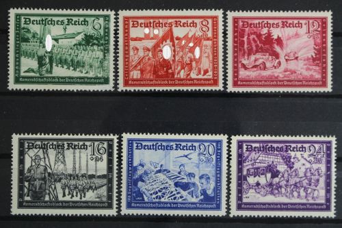 Deutsches Reich, MiNr. 773-778, Falz