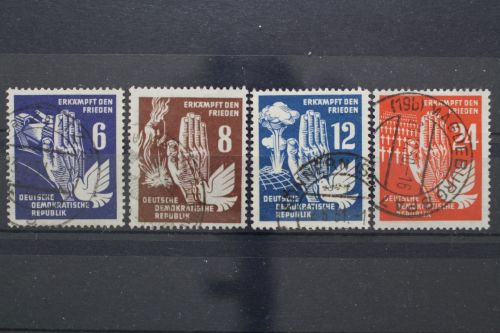 DDR, MiNr. 276-279, gestempelt