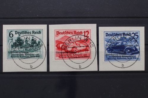 Deutsches Reich, MiNr. 695-697, Briefstücke