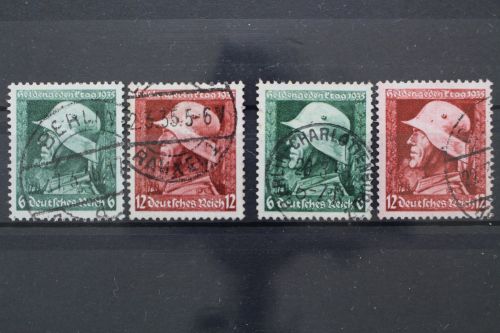Deutsches Reich, MiNr. 570-571 x + y, gestempelt