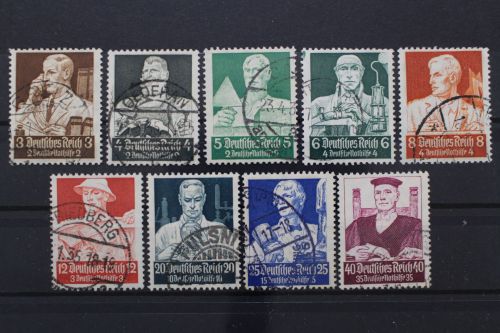 Deutsches Reich, MiNr. 556-564, gestempelt