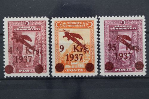 Türkei, MiNr. 1016-1018, postfrisch