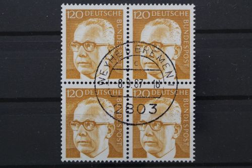 Deutschland (BRD), MiNr. 691 Viererblock, gestempelt