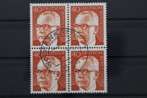 Deutschland (BRD), MiNr. 639 Viererblock, gestempelt