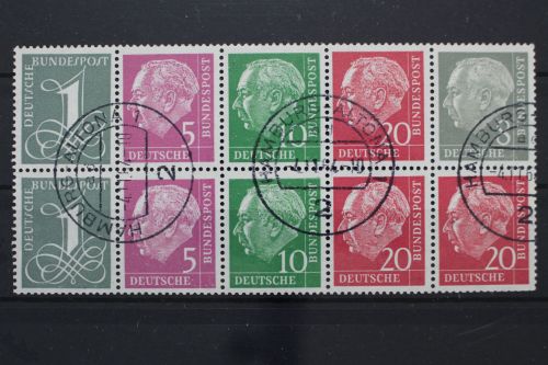 Deutschland (BRD), MiNr. H-Blatt 8 Y I ohne Rand, gestempelt