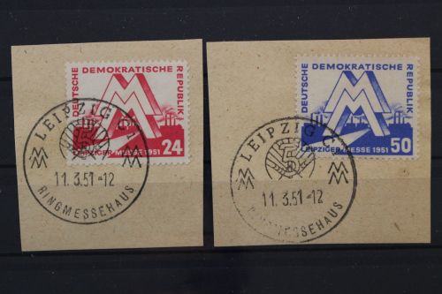 DDR, MiNr. 282-283, Briefstücke