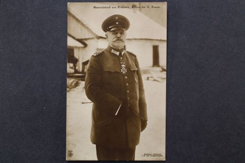 Generaloberst von Eichhorn, Führer der X. Armee