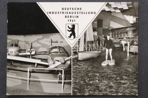 Berlin, Deutsche Industrieausstellung 1961, Flugzeug