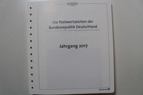 Deutsche Post, Deutschland exklusiv Jahrgang 2017 für Briefmarken + FDC