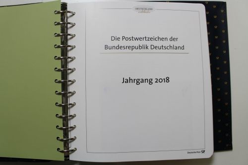 Deutsche Post, Deutschland exklusiv Jahrgang 2018 für Briefmarken + FDC