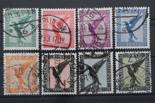Deutsches Reich, MiNr. 378-384, gestempelt