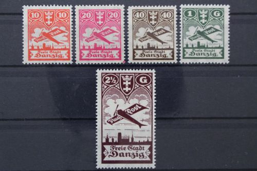 Danzig, MiNr. 202-206, postfrisch