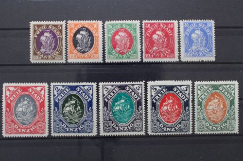 Danzig, MiNr. 53-62, postfrisch