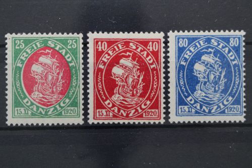 Danzig, MiNr. 63-65, postfrisch