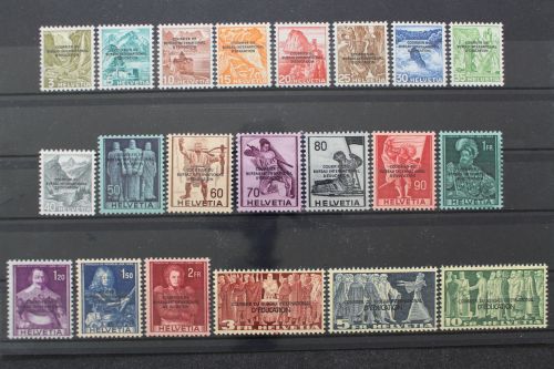 Schweiz BIE / IEB, MiNr. 1-20, postfrisch