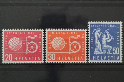 Schweiz BIT/ILO, MiNr. 100-102, postfrisch