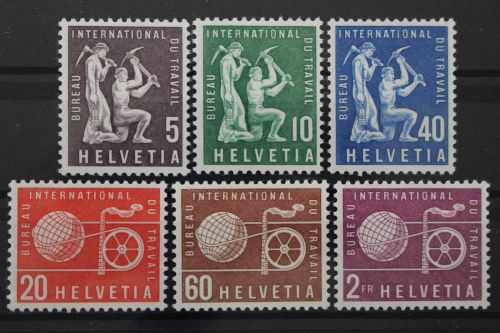 Schweiz BIT/ILO, MiNr. 94-99, postfrisch