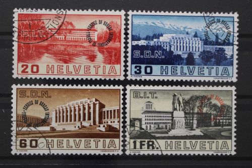 Schweiz BIT/ILO, MiNr. 53-56, gestempelt