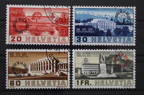 Schweiz Völkerbund, MiNr. 61-64, gestempelt