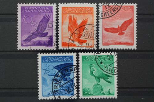 Liechtenstein, MiNr. 143-147 y, gestempelt