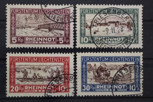 Liechtenstein, MiNr. 78-81, gestempelt