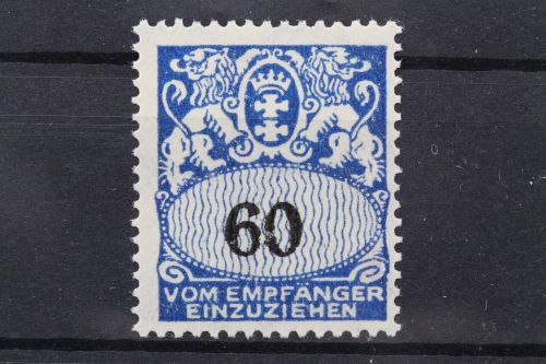 Danzig Portomarken, MiNr. 36, postfrisch