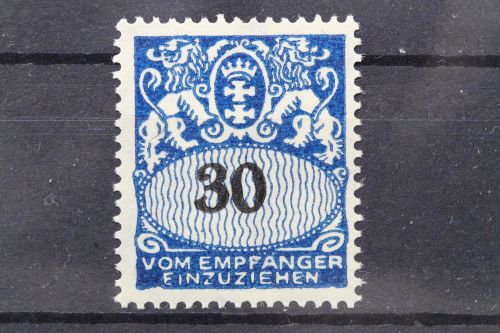 Danzig Portomarken, MiNr. 33, postfrisch