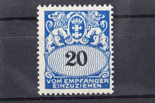 Danzig Portomarken, MiNr. 32, postfrisch