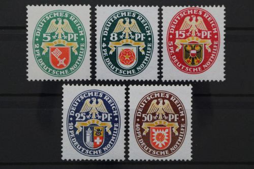 Deutsches Reich, MiNr. 430-434, postfrisch
