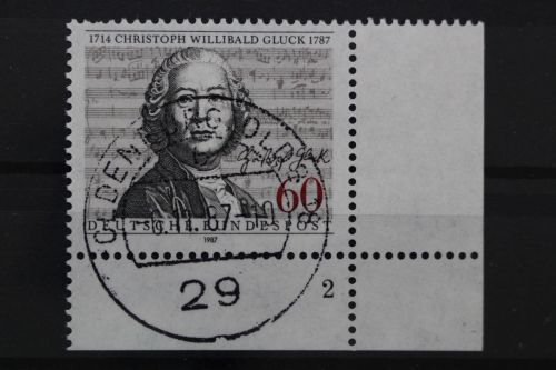 Deutschland (BRD), MiNr. 1343 Ecke rechts unten, FN 2, EST