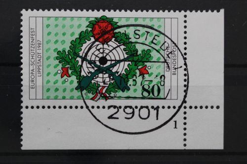 Deutschland (BRD), MiNr. 1330 Ecke rechts unten, FN 1, gestempelt