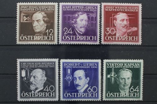 Österreich, MiNr. 632-637, postfrisch