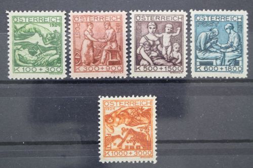 Österreich, MiNr. 442-446, postfrisch