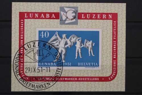 Schweiz, MiNr. Block 14, ESST