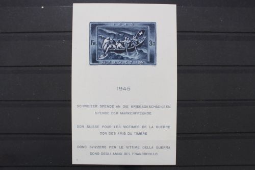 Schweiz, MiNr. Block 11, postfrisch