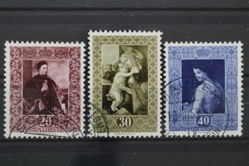 Liechtenstein, MiNr. 306-308, gestempelt