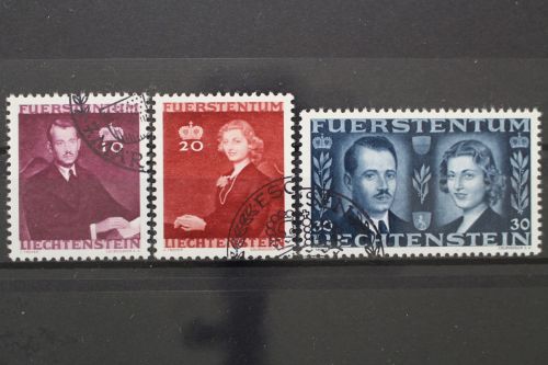 Liechtenstein, MiNr. 211-219, gestempelt