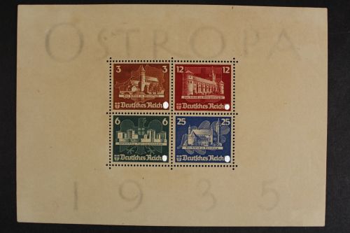 Deutsches Reich, MiNr. Block 3, Ostropa, ungebraucht