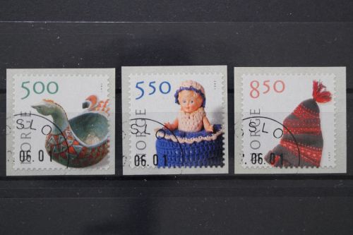 Norwegen, MiNr. 1389-1391 skl., gestempelt
