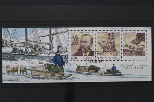 Norwegen, MiNr. Block 26, gestempelt