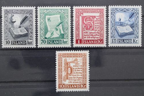 Island, MiNr. 287-291, postfrisch