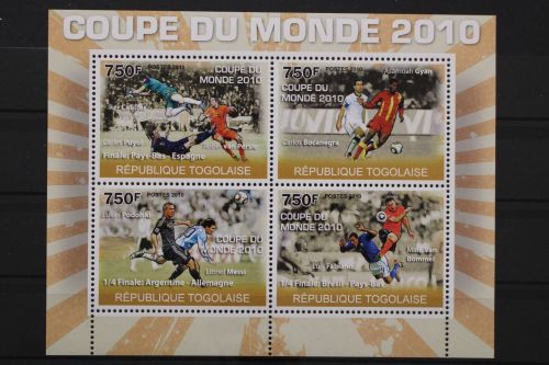 Togo, MiNr. 3689-3692 Kleinbogen, postfrisch