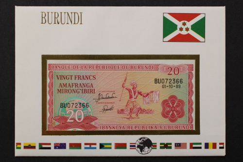 Burundi, Banknotenbrief